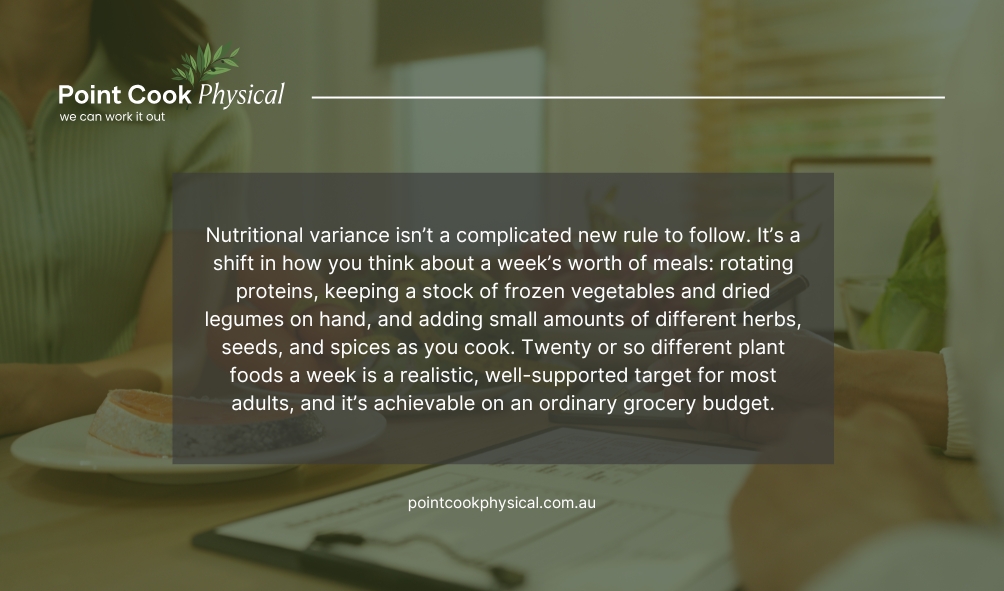 Eating a wider range of foods: the benefits of a balanced diet 1 Benefits of Balanced Diet | Point Cook Physical